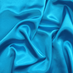 *Ткань Атлас-сатин, цвет Голубой (на отрез)  в Томске