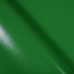 Ткань ПВХ 450 гр/м2, Зелёный (Ширина 160см), на отрез  в Томске