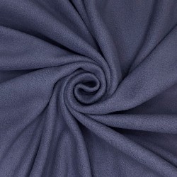 Ткань Флис Односторонний 130 гр/м2, цвет Темно-серый (на отрез)  в Томске
