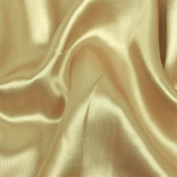 Ткань Атлас-сатин ЛЮКС, цвет Золотой (на отрез)  в Томске