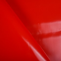 Ткань ПВХ 450 гр/м2, Красный (на отрез)  в Томске