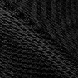 Прорезиненная ткань Оксфорд 600D ПВХ, Черный (на отрез)  в Томске
