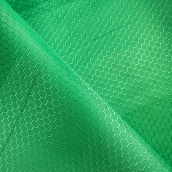 Ткань Оксфорд 300D PU Рип-Стоп СОТЫ, цвет Зелёный (на отрез)  в Томске