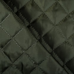 Стеганая подкладочная ткань с синтепоном (100гр/м2), цвет Хаки (на отрез)  в Томске