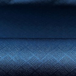 Ткань Блэкаут для штор светозатемняющая 100% &quot;Орнамент Синий&quot; (на отрез)  в Томске